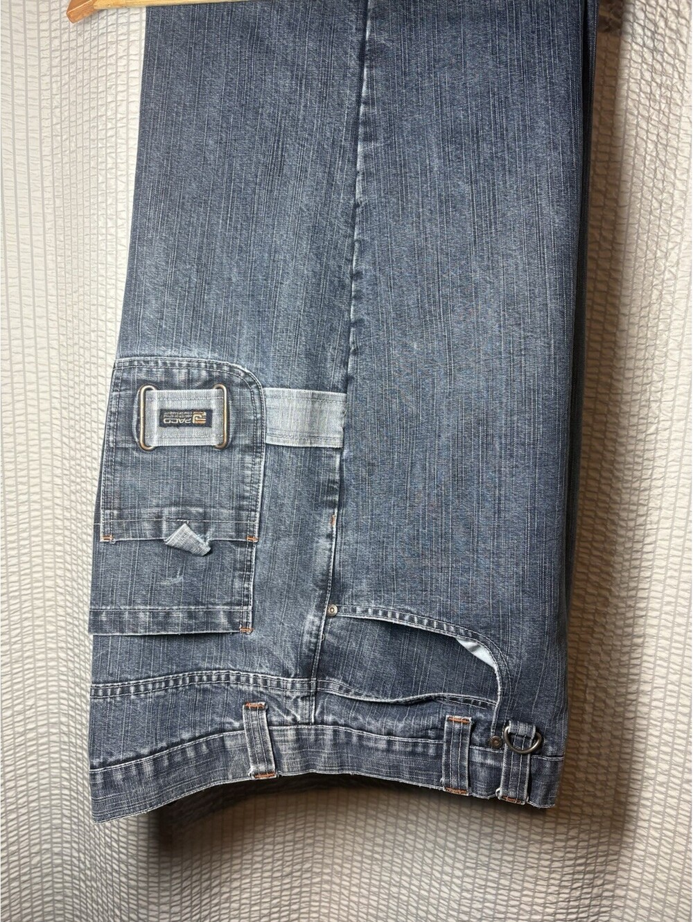 Vintage Paco Jeans Jeans Mens 46x32 Blue Baggy Hip Hop Skate Grunge Y2K
